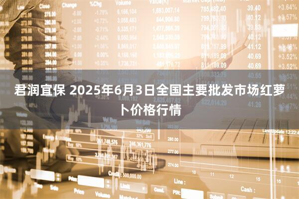 君润宜保 2025年6月3日全国主要批发市场红萝卜价格行情
