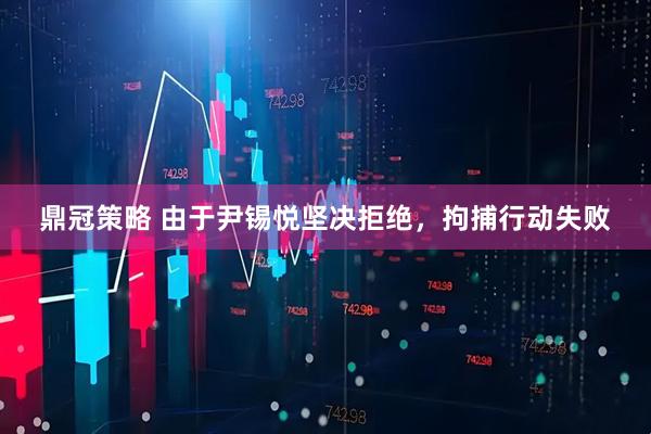 鼎冠策略 由于尹锡悦坚决拒绝，拘捕行动失败